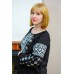 Embroidered blouse "Milky Way"